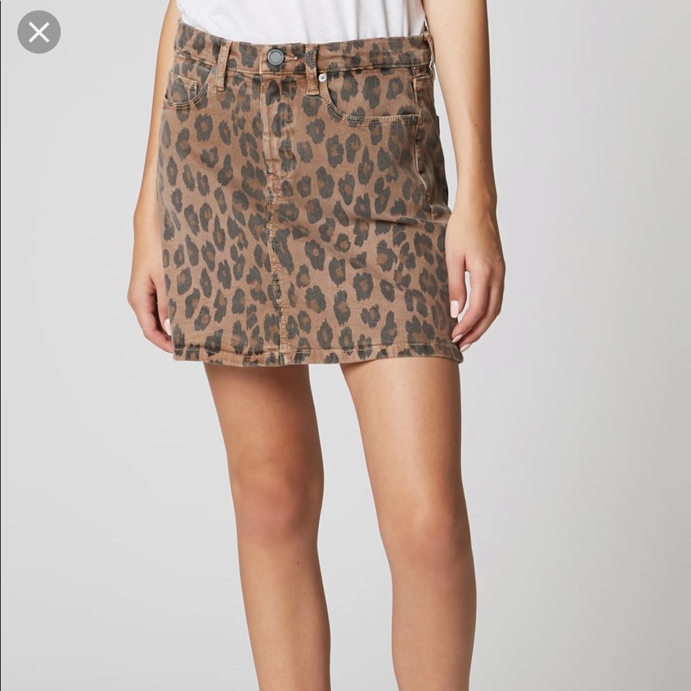 BLANK NYC LEOPARD SKIRT